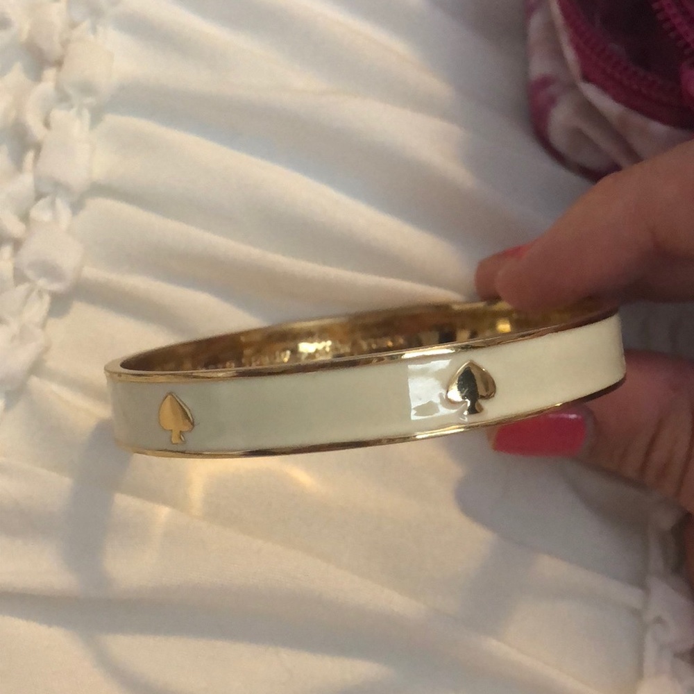 Kate Spade cream bangle